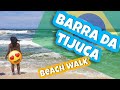 Barra da Tijuca / Praia do Pepe beach walk Rio de Janeiro Brazil 2021 4k virtual tour
