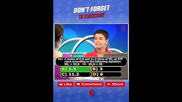 Stoichiometry || IIT&JEE Questions NO 04 || IX Class