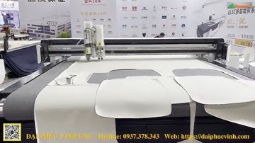 Máy cắt da, vải, mút. xốp dao rung IR-1625LR2, máy cắt dao bế 1 dao, 2 dao CNC giá tốt