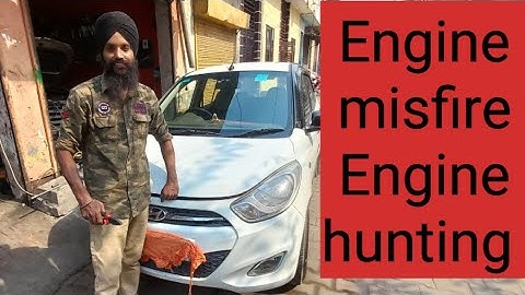 Hyundai i10 engine misfire// engine hunting//