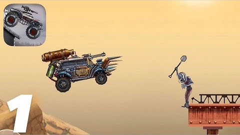 Zombie Hill Racing Gameplay Part 1 | Stage 1 (iOS)