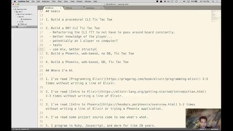 Live Learning Elixir part 1