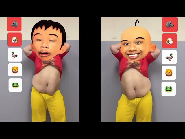 Upin & Ipin Joget Perut Lucu Banget class=