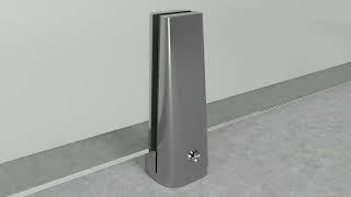 Misterinox - Parapetto In Vetro Con Supporto Verticale