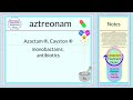 Pharmacology flashcards  aztreonam  top 500 rx 4 rn  md students 