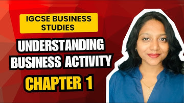 Understanding Business Activity - IGCSE Business Studies (O Level) - Chapter 1