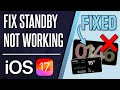 How to FIX StandBy Mode Not Working on iPhone (iOS 17)