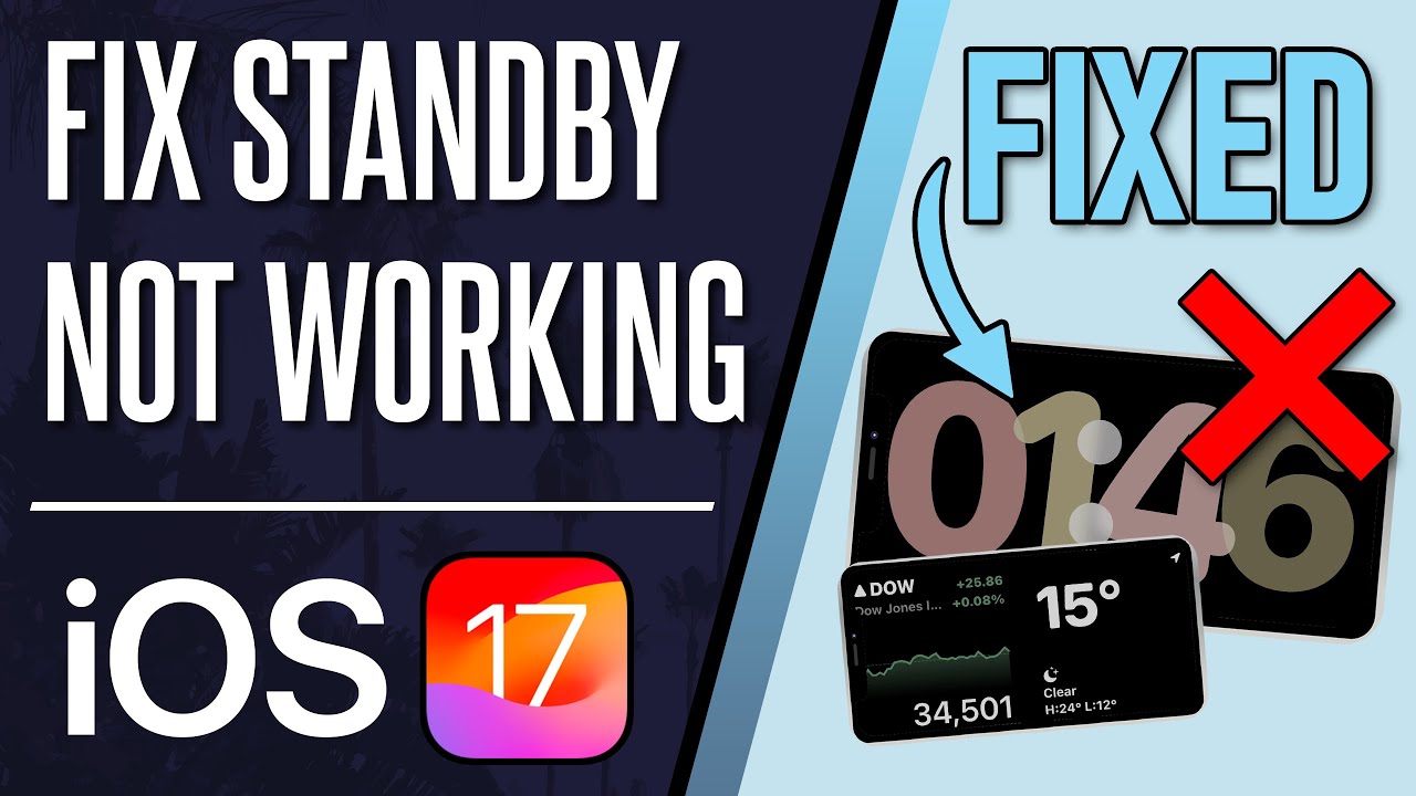 Fix Standy How to FIX StandBy Mode Not Working on iPhone (iOS 17) - YouTube