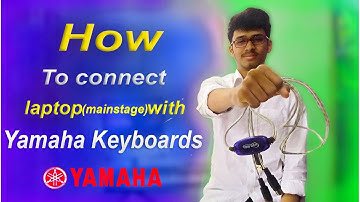how to connect laptop with yamaha keyboard/mainstage3/charankeysofficial