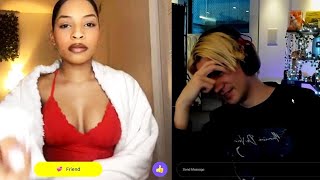 xQc's Ego Gets Destroyed Talking to Girls on Monkey App
