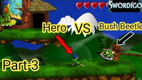 SWORDIGO HERO VS BUSH BEETLE FIGHT GAMEPLAY PART-3 / MOBILE GAME @krishnathecreato
