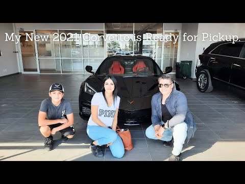 Delivery of New 2021 C8 Corvette