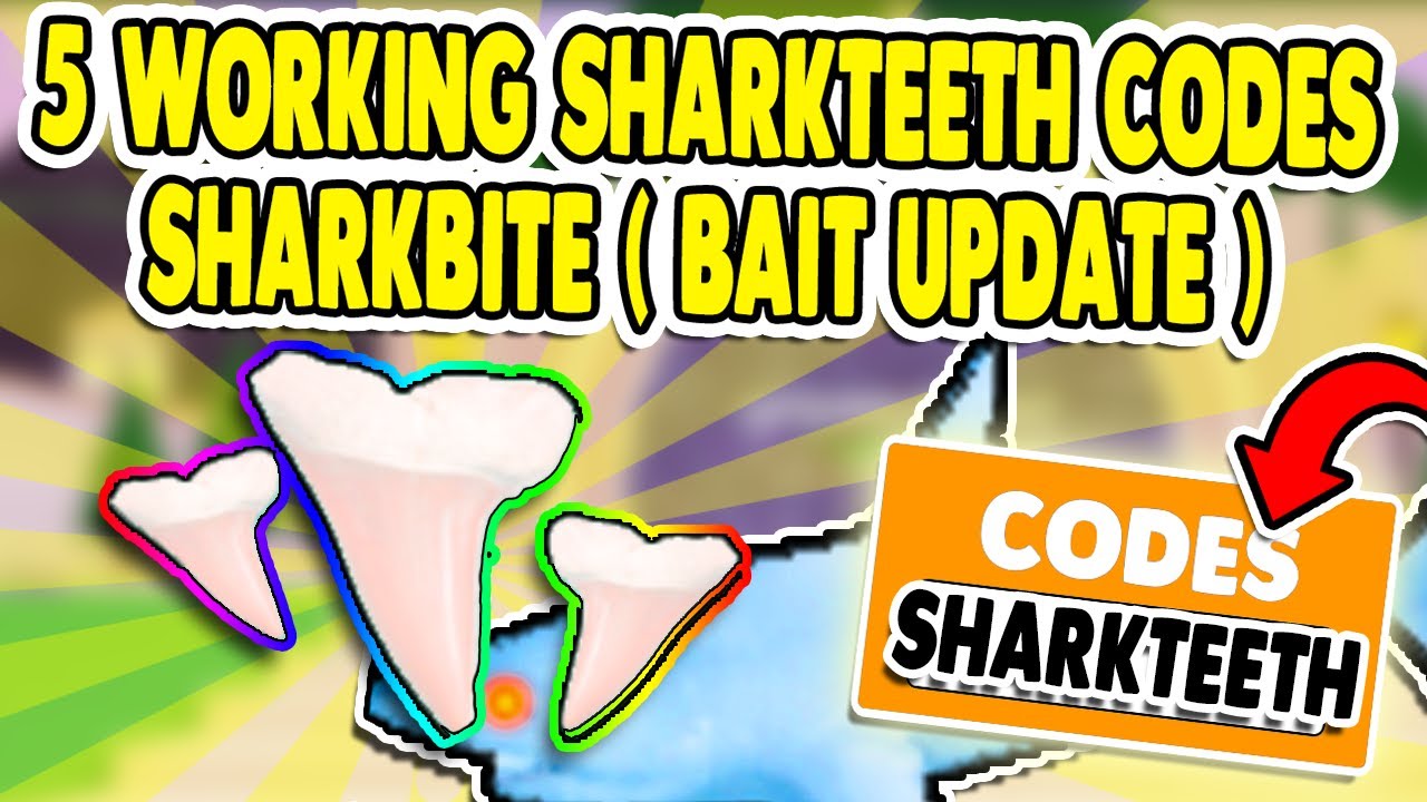 All Secret 5 Working Roblox Sharkbite Codes For Sharkteeth In 2020 - sharkbite roblox codes 2020 april