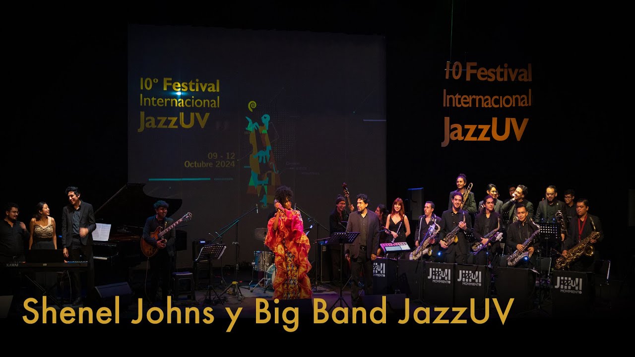 Shenel Johns y Big Band JazzUV - 10° Festival Internacional JazzUV | Octubre 2024