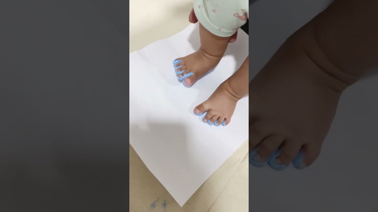 👶🏻 👣Baby foot printing 👣😍😍 