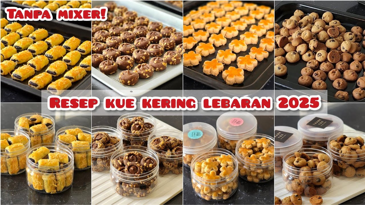 4 resep kue kering lebaran 2025 enak dan tanpa mixer. Wajib kamu coba selain nastar dan kastengel