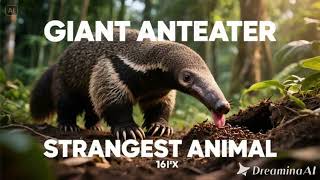 The Giant Anteater: Nature’s Strange Insect Hunter