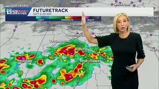 Alabama's weather forecast: A few waves of showers and storms are expected over Mother's Day weekend