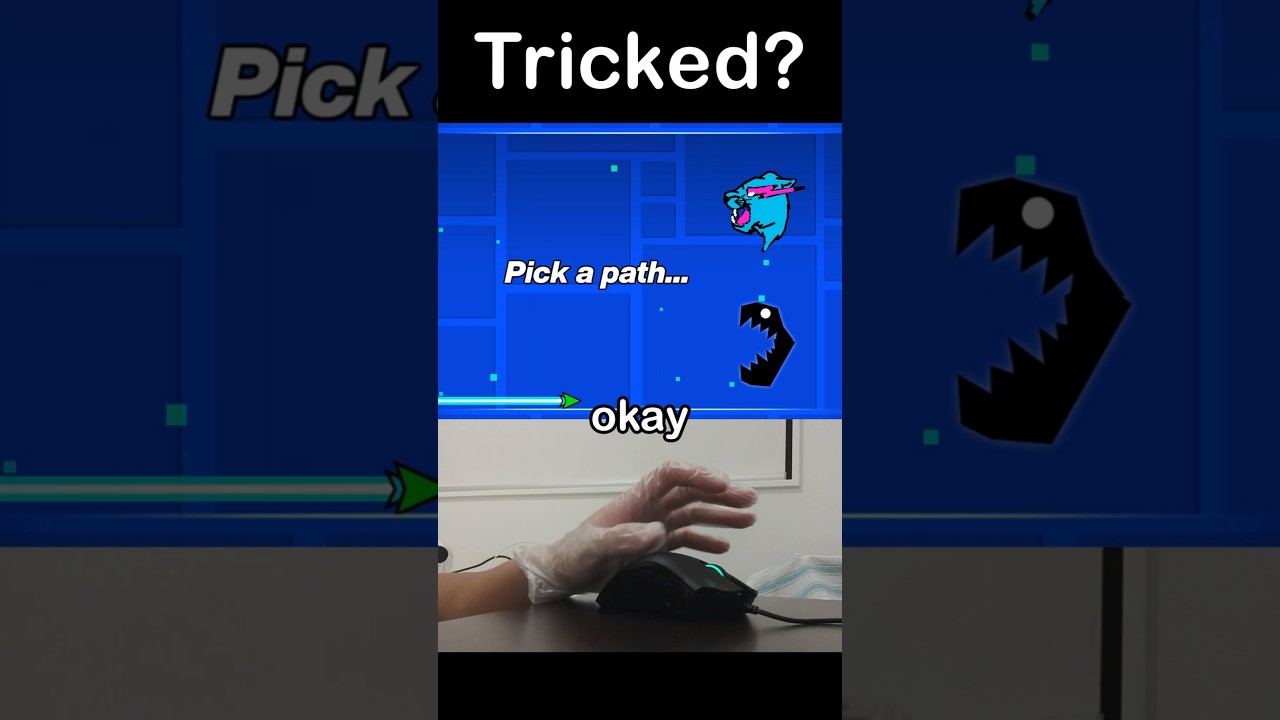 Geometry Dash Pick A Path vs Monster TRAP 🫩