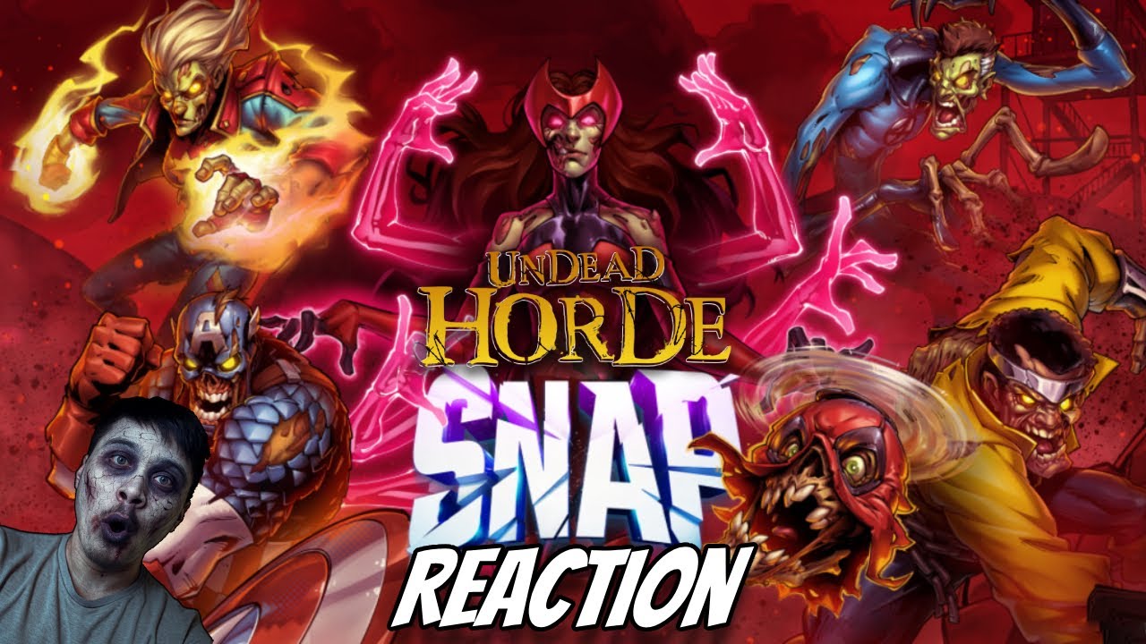 UNDEAD HORDE SEASON PASS REACTION - MARVEL SNAP l THE GOBLOKEST