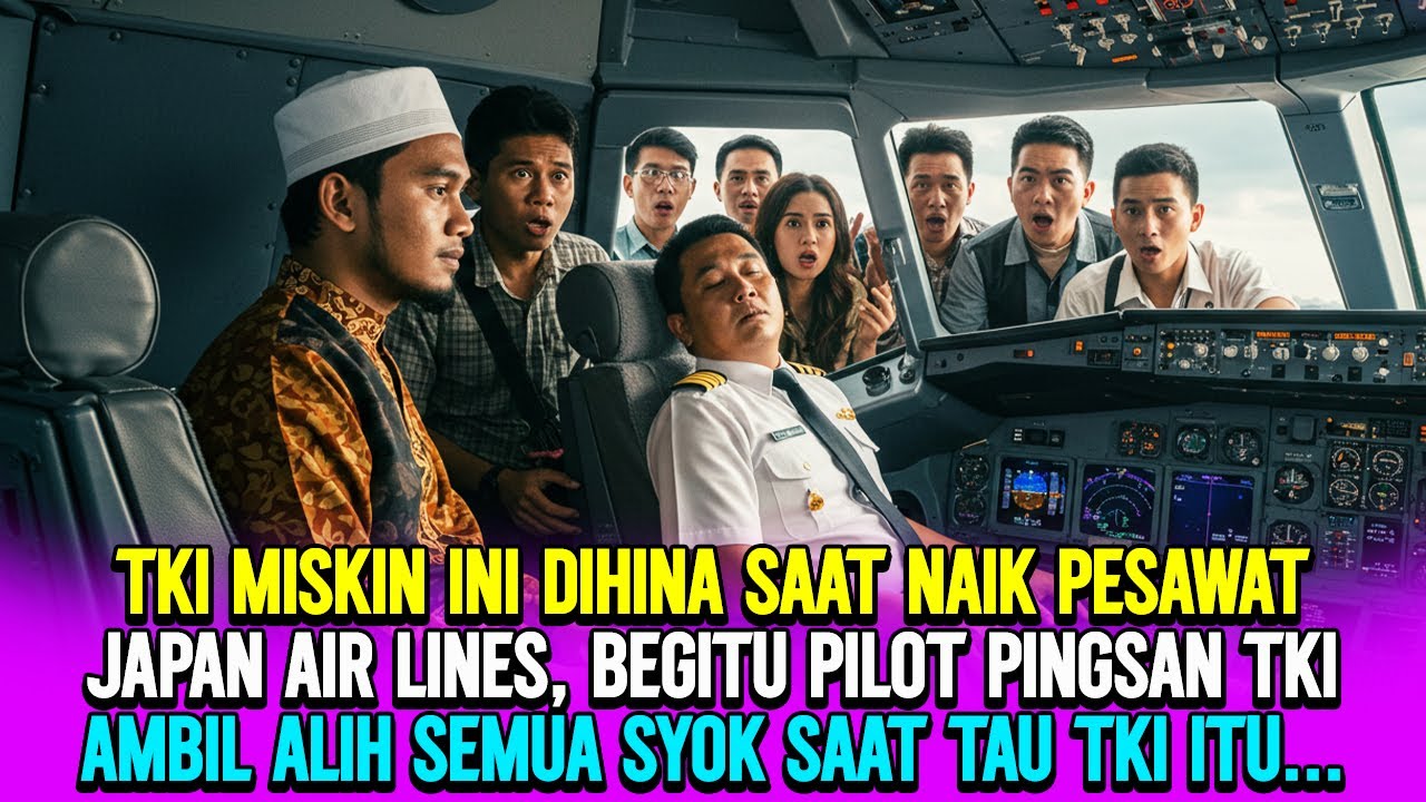 TKI YANG DIREMHKAN‼️TKI DIHINA SAAT NAIK PESAWAT JAPAN AIR LINES, TKI  AMBIL ALIH SAAT PILOT PINGSAN