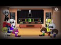 Undertale reacts to distorted gaster fight