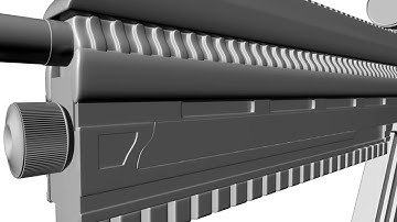 Assault Rifle 3D Modelling Showreel