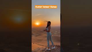 😱Beauty ... Oh we are Talking About Sunset in Desert 😅😉 #shorts