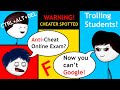 When a Gamer has Online Exams | Axzyte