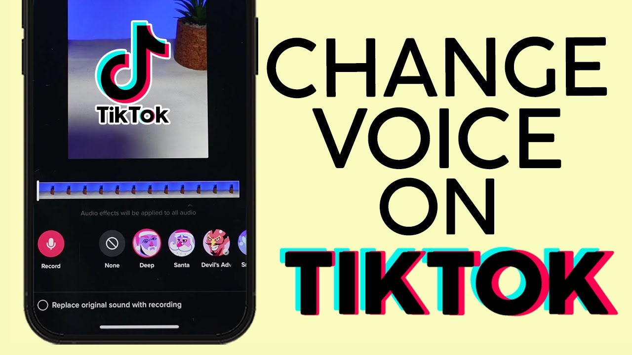 How to Change Your Voice on Tiktok Video Full Tutorial Voice Changer