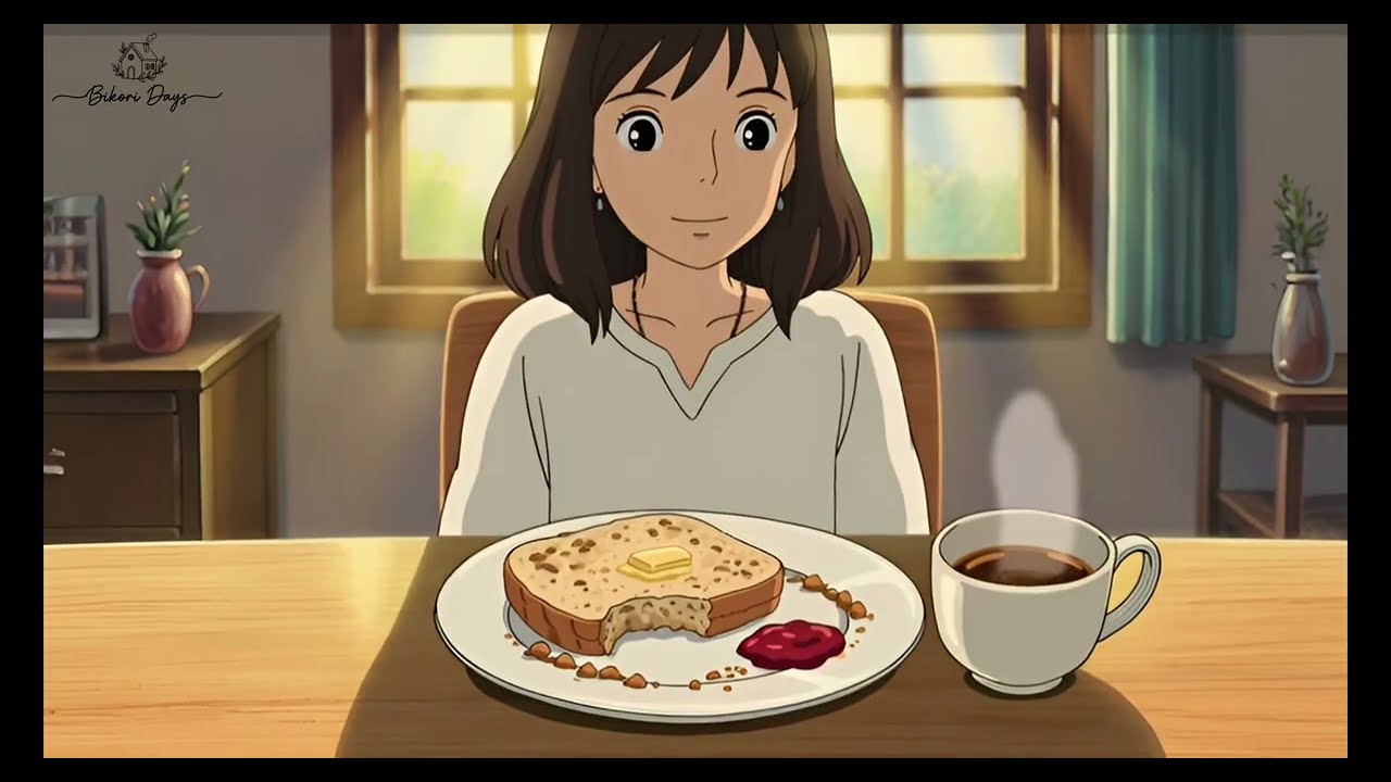 The Joy of Simple Life: Ghibli Inspired Morning Routine 🥐 (ASMR) 4K