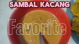 Rahasia Enak Ada Di Sambalnya  Sambal Kacang Favorit 