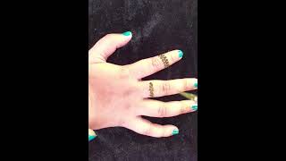 Little Girl Ring Mehndi Design By Creative Arohi