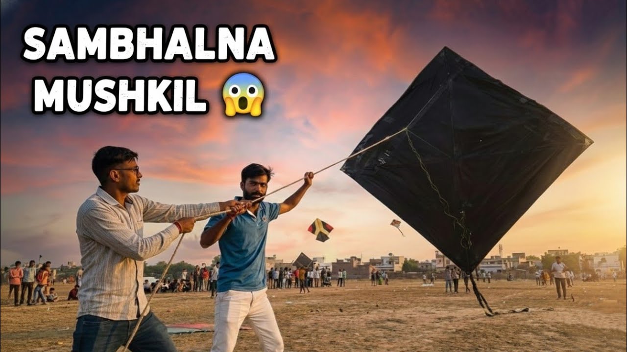 Ye Patang Sambhalna Mushkil Ho Gaya… 🤣😱