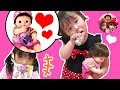 【お世話ごっこ❤️】１歳のいろちゃんはちいぽぽちゃんのお世話ができるかな？　やわらかお肌のちいぽぽちゃん　開封　お世話遊び　おままごと　チャレンジ　スター☆トゥインクルプリキュア　姉妹