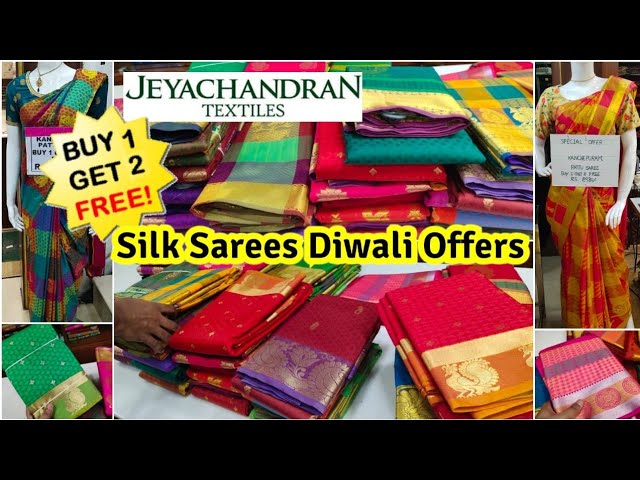 Jeyachandran Textiles Diwali Offers Buy 