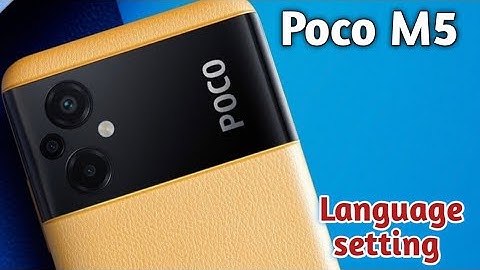 Language Change In Poco M5 , Language Setting In Poco M5 ,