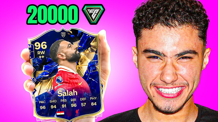 صرفت 20000 فيفا بوينت من اجل صلاح