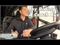 Joy Riding A Coach Bus