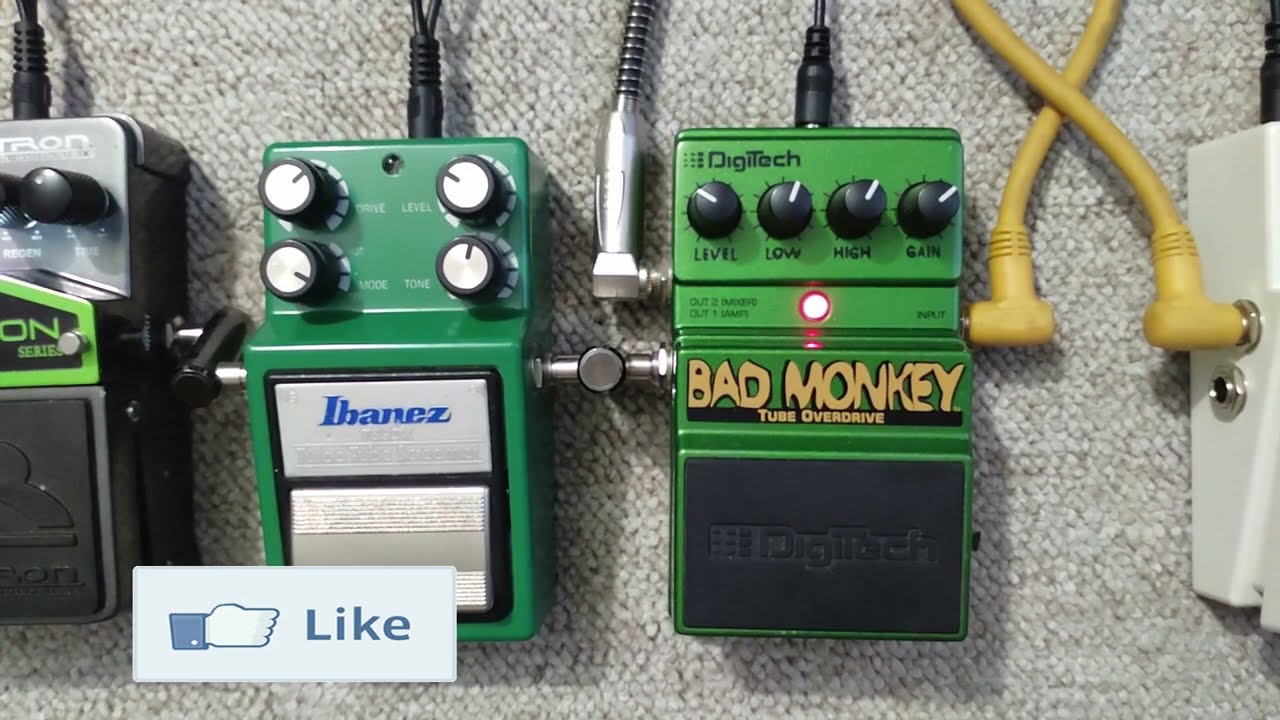DigiTech BAD MONKEY ts9 Digitech Bad Monkey Vs Ibanez TS 9 (434