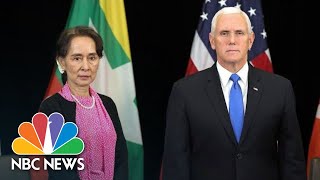 Mike Pence Criticizes Myanmar’s Leader Over Human Rights Record | NBC News