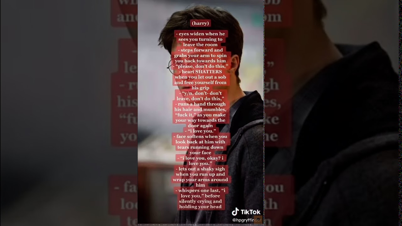 How HP boys react 🥺😭
