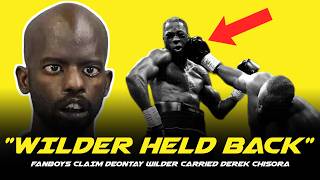 "DEONTAY WILDER HELD BACK AGAINST CHISORA" 🤣🤣🤣
