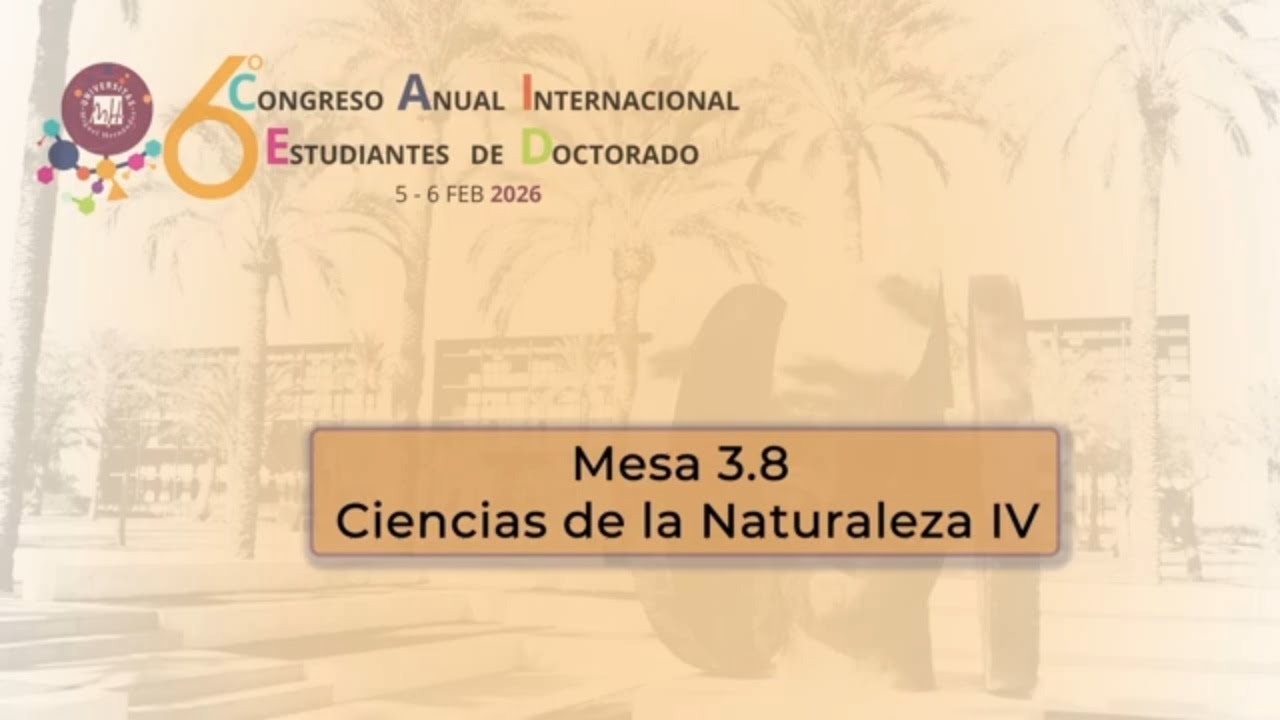 Mesa 3.8. Ciencias de la Naturaleza IV