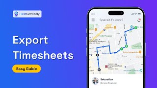 How to Export Timesheet | FieldServicely
