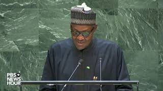 WATCH: Nigeria President Muhammadu Buhari's full speech to the UN General Assembly