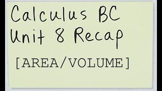 Calculus BC Unit 8 Recap