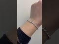 Bracciale Tennis Tiffany Victoria in platino con 2,85ct di diamanti.