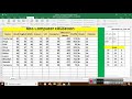 How to create student marksheet in excel 1st division