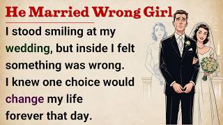 Learn English With Story 🔥 He Married Wrong Girl | Heartbreaking Love Story | Level 3